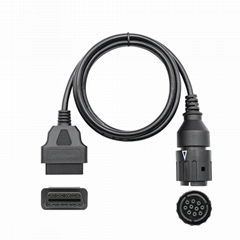 DEUTSCH J1708卡車連接器6針集成旋轉耳OBD2 16針內螺紋線束