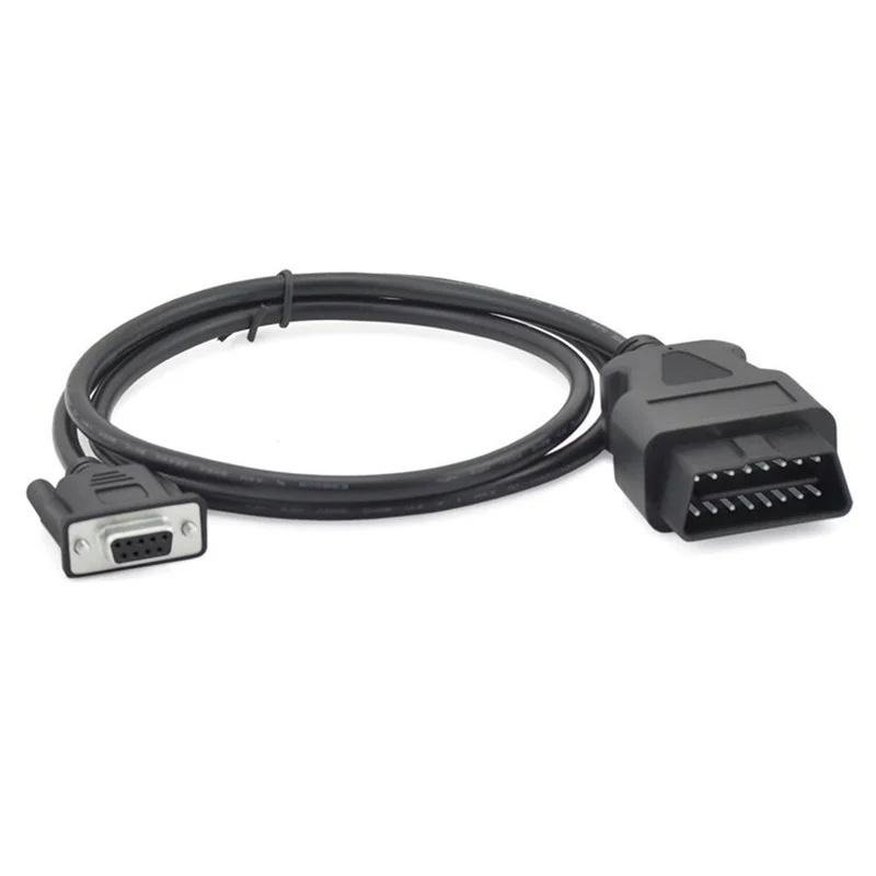 Kabel Adapter portu szeregowego OBD2 16Pin do DB9 RS232 Port szeregowy 3