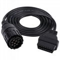 10Pin do 16Pin OBD2 II dla ICOM D dla motocykli