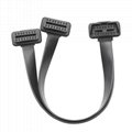 30cm 1/2 OBD elevator car extension cable 16PIN elbow 1 drag 2