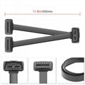 30cm 1/2 OBD elevator car extension cable 16PIN elbow 1 drag 2 4