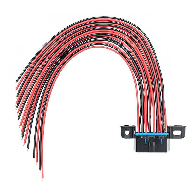 30cm universal terminal female 16 core automotive diagnostic extension cable 3