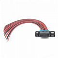 30cm universal terminal female 16 core automotive diagnostic extension cable 4