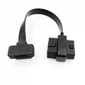 OBD extension cable with half interface