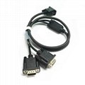 One pair of open two serial port cables DBD9 pin RS232COM port cables 2