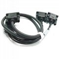 One pair of open two serial port cables DBD9 pin RS232COM port cables 4