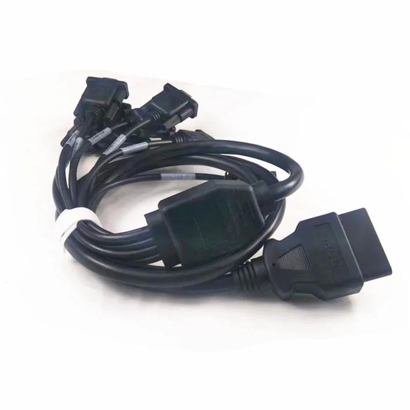 OBD2公插头至8 DB9母接口车载诊断适配器电缆，用于车辆故障诊断CAN卡 2