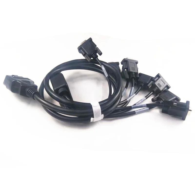 OBD2公插头至8 DB9母接口车载诊断适配器电缆，用于车辆故障诊断CAN卡 5
