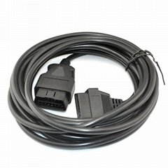 OBDII 16 pin OBD2 extension cable connector wire