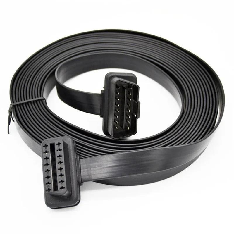 Car GPS extension cable, OBD cable, 16 core full flat cable, adapter cable 2