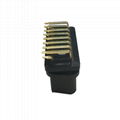 OBD2 female head with 90 degree curved needle gold/nickel plating 1