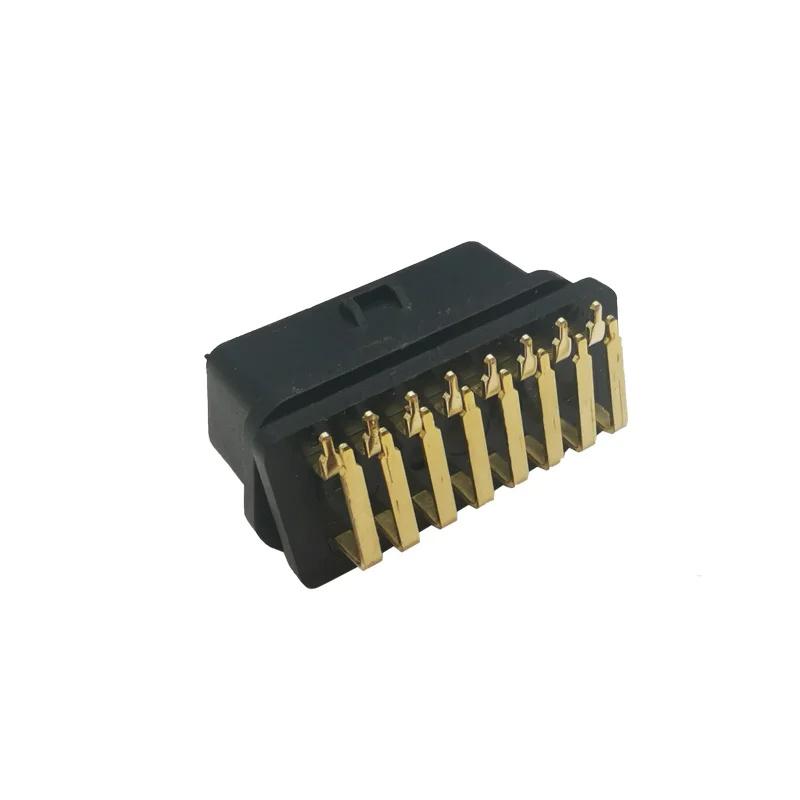 OBD2 female head with 90 degree curved needle gold/nickel plating 4