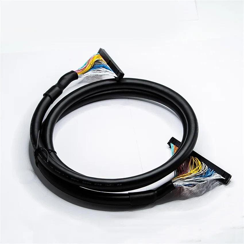 GOODIDC64P牛角插線PLC繼電器接線板I/O轉換線雙2.54端子