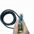 OBD connector zinc alloy OBD2 male J1962 to DB15 male 6