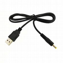 Czarny czysty miedziany kabel USB do głowicy DC4017 przewód zasilający