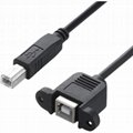 Kabel USB z czystej miedzi, kabel przedłużający B męski do B damski nadruk 1