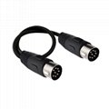  DIN8P 公对公信号连接音频会议系统电缆电缆控制电缆 3