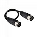  DIN8P 公對公信號連接音頻會議系統電纜電纜控制電纜 3
