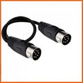  DIN8P 公对公信号连接音频会议系统电缆电缆控制电缆 4