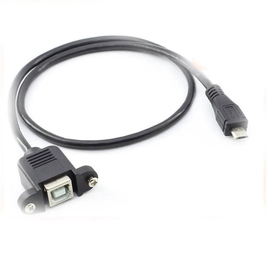 All copper USB printer cable, square mouth printing cable from head to Micro USB