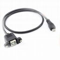 All copper USB printer cable, square