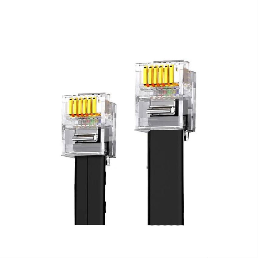crystal headband connection cable, receipt printer RJ11 6 p6c data cable 3