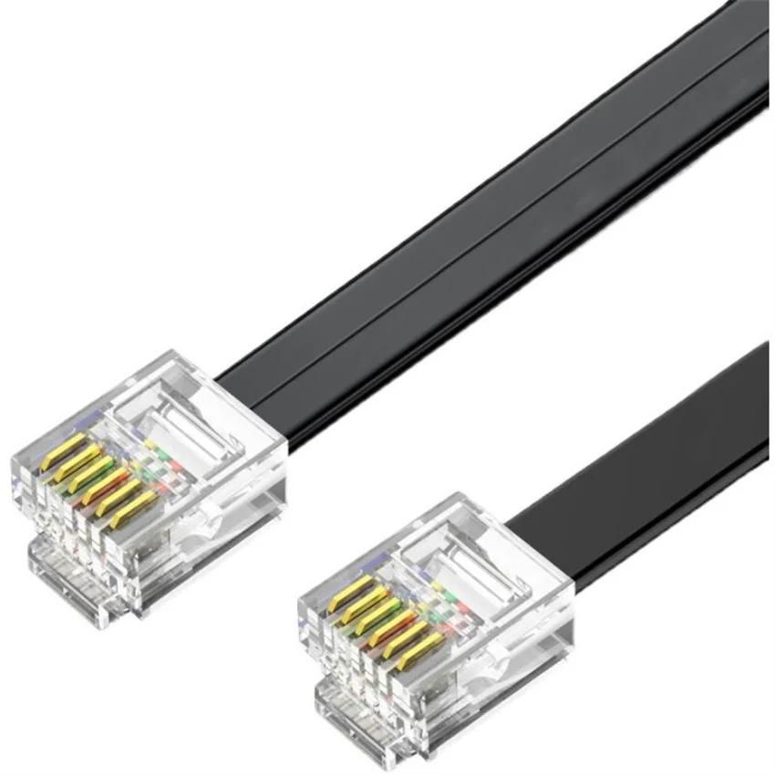 crystal headband connection cable, receipt printer RJ11 6 p6c data cable 4