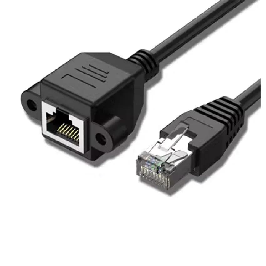 RJ45 male to female computer gigabit network connection cable 2