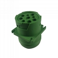 9-pin socket green head J1939 waterproof