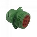9-pin socket green head J1939 waterproof plug 3