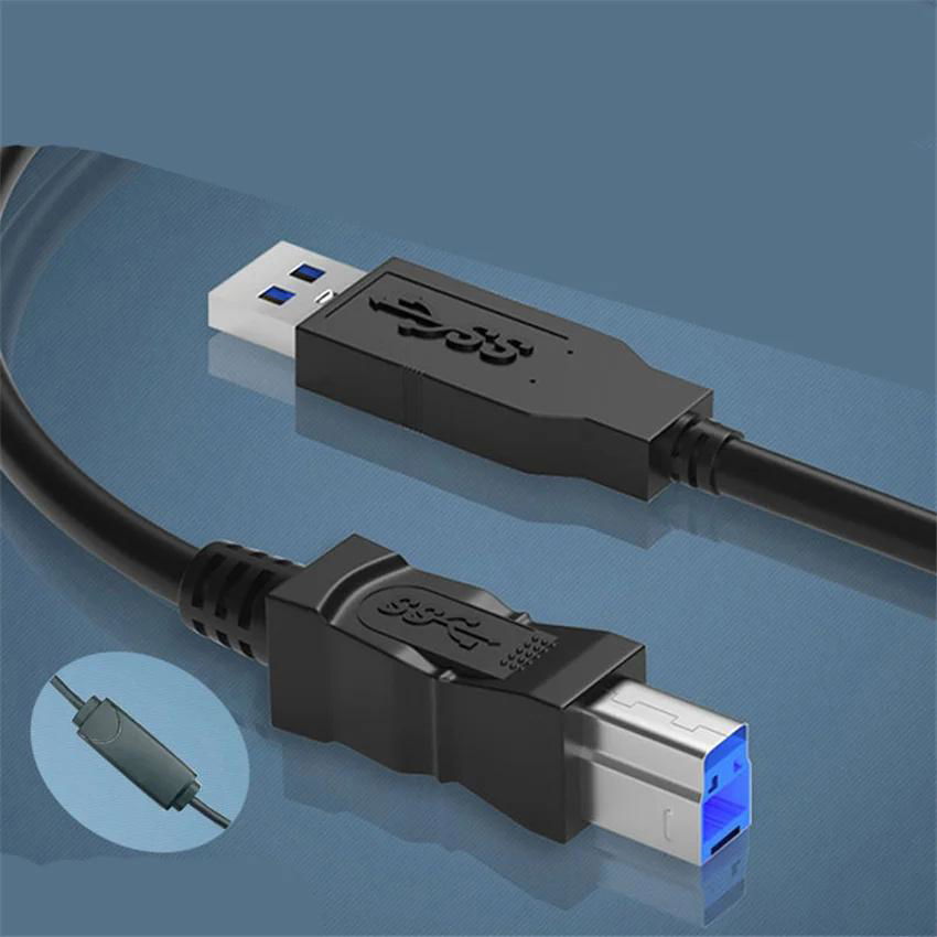 computer connection cable, extended to B square port extension cable 3