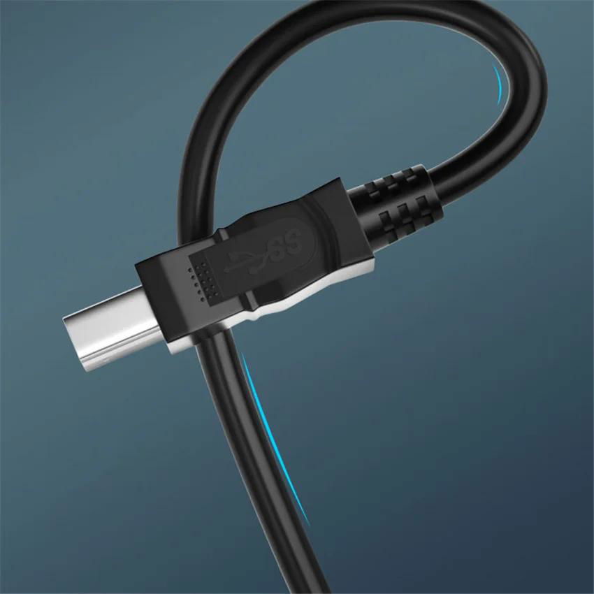 computer connection cable, extended to B square port extension cable 4