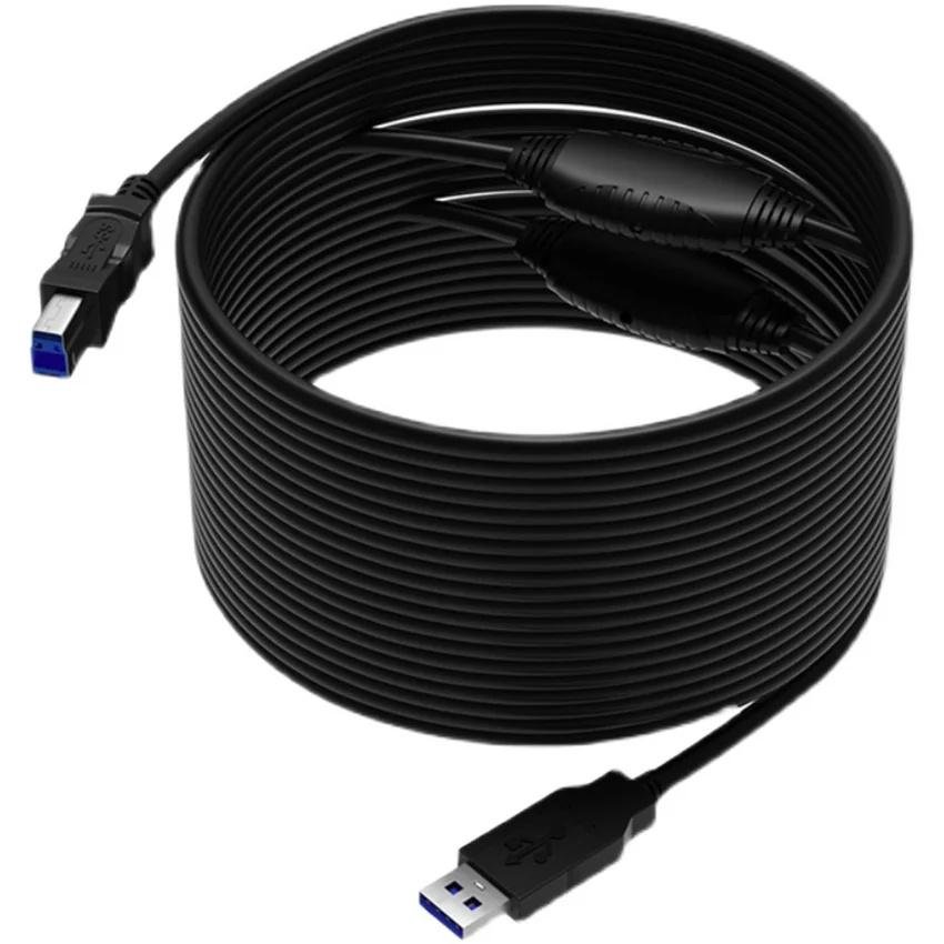 computer connection cable, extended to B square port extension cable
