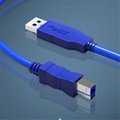 USB 3.0 打印機數據線公對公快速方端口標準打印機打印電纜 2