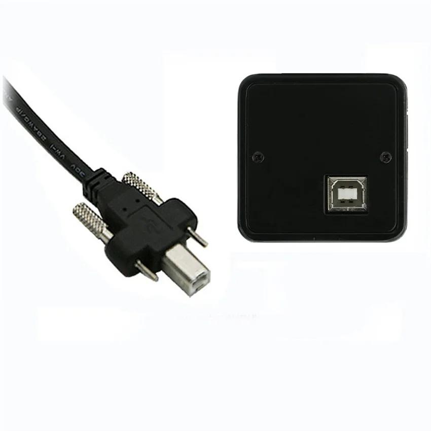 工業相機數據線USB2.0A公轉B鎖扣方形打印機接口電源線 4