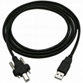 USB2.0A revolution to B lock square printer interface power cable 1