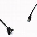 USB 3.0 公母延长线 带耳仓 USB 延长线 高速快充 3