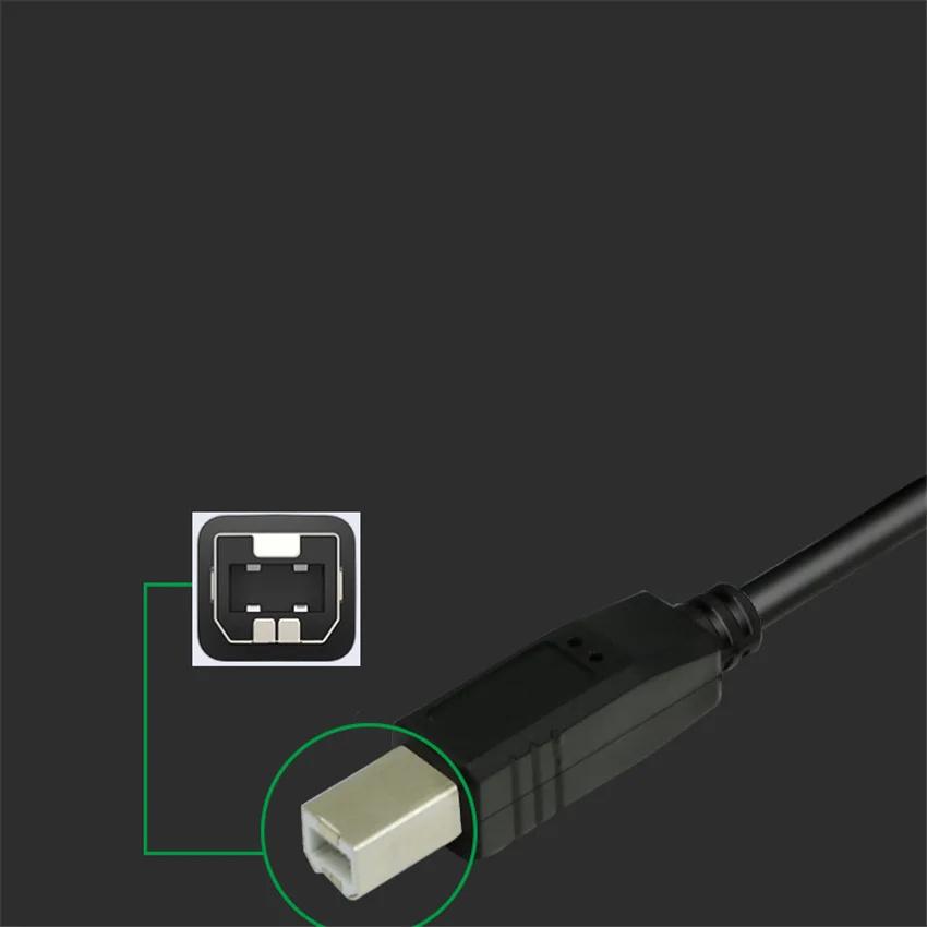 USB 2.0打印線AM到BM數據線USB 3.0公對公高速傳輸方端口打印線 5