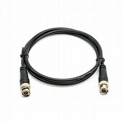 高清视频同轴电缆 BNC Q9 跳线公对公延长 SDI 摄像机线信号监控电缆