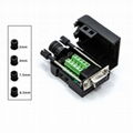 Solderless connector DB9 pin serial port RS232/485 male and female plug 1