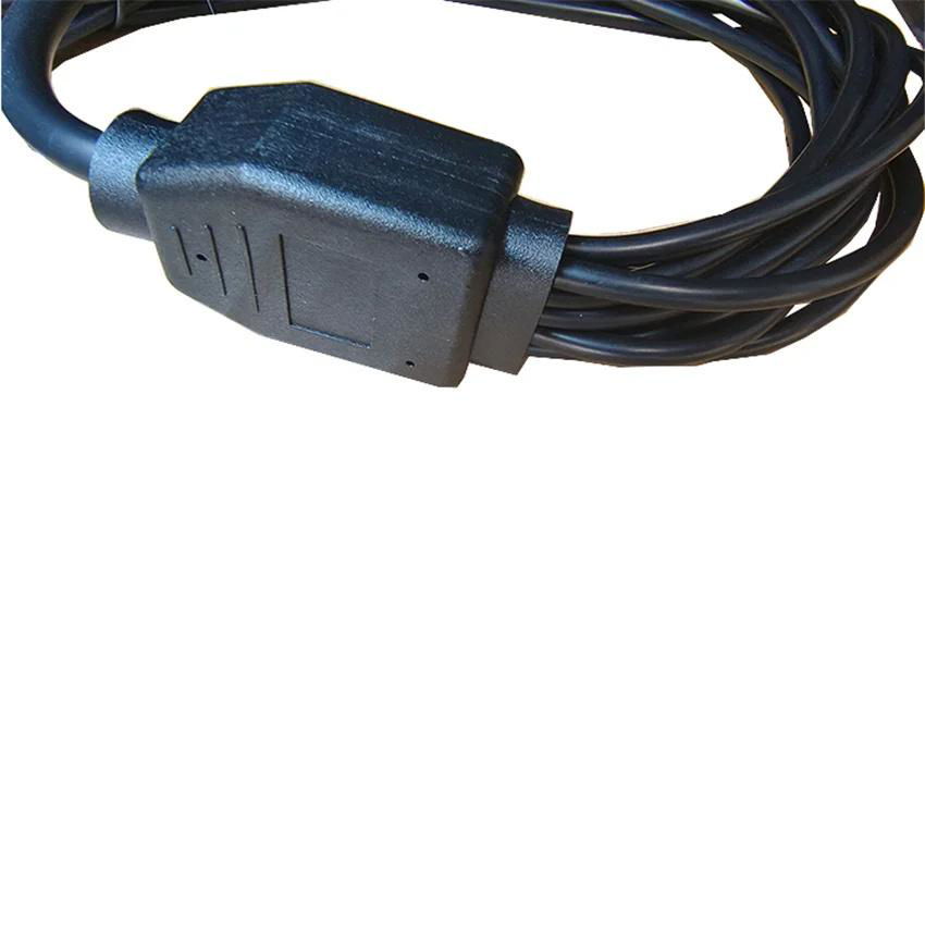 汽車 OBD2 公頭轉 10 DB9PIN 串行 RS232OBD 網關連接器電纜工具 2