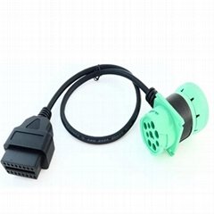 J1939 9P M TO F16-pin adapter cable truck detection line