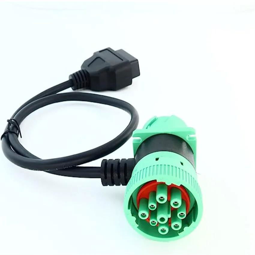 J1939 9P M TO F16-pin adapter cable truck detection line 4