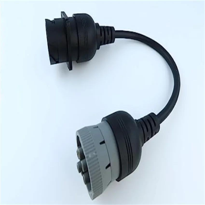 J1708 6P 至灰色 9P 1 型 J1939 电缆转换电缆 6 针至 9 针 适用于 J1939 1 型和 2 型 4
