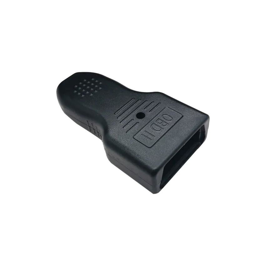 Automobile OBD plug, 16-pin interface, computer detection and diagnosis socket