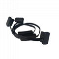 OBD2 with switch extension cable ultra-thin noodle elbow 6