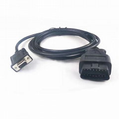 Automobile OBD2 16PIN TO DB9 Serial RS232