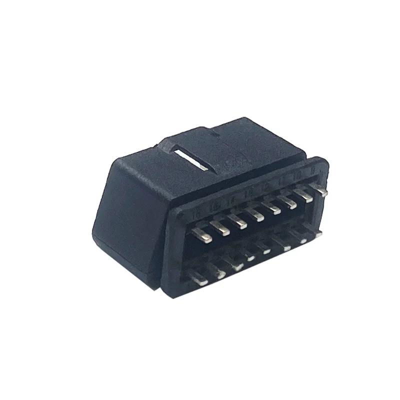 OBDII plug 16pin connector male modification J1962M