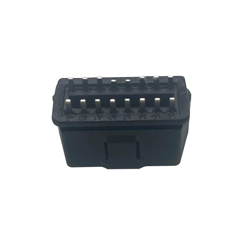 車載OBD2藍牙OBD接口插頭16針連接器公改J1962M OBDII插頭 2