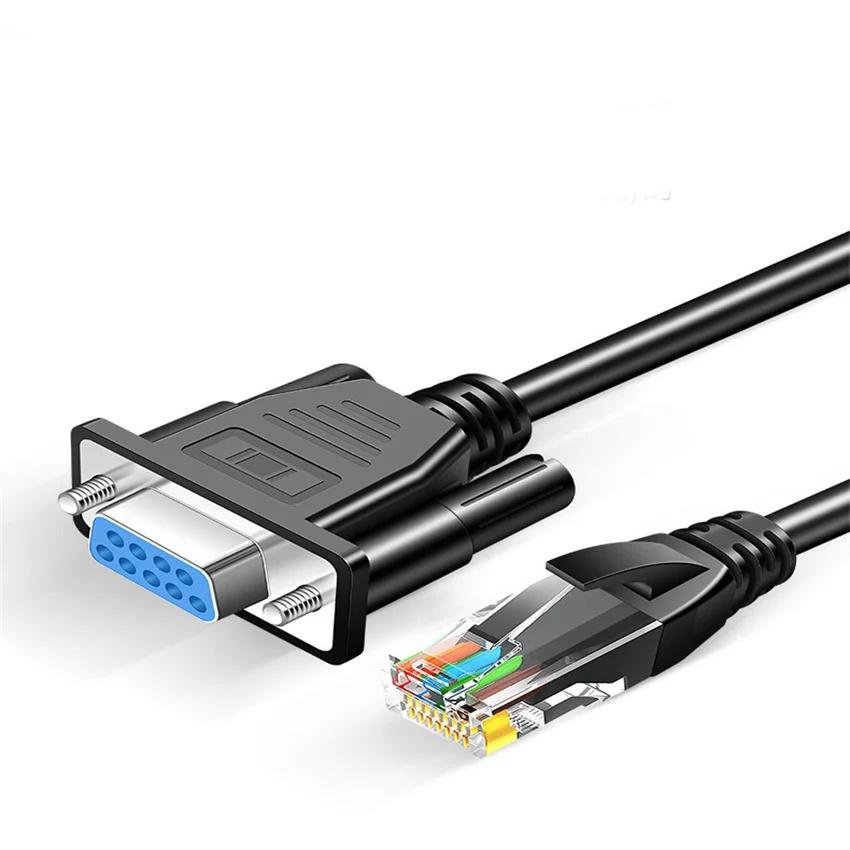 Direct selling pure copper RJ45 to RS232 line COM serial port